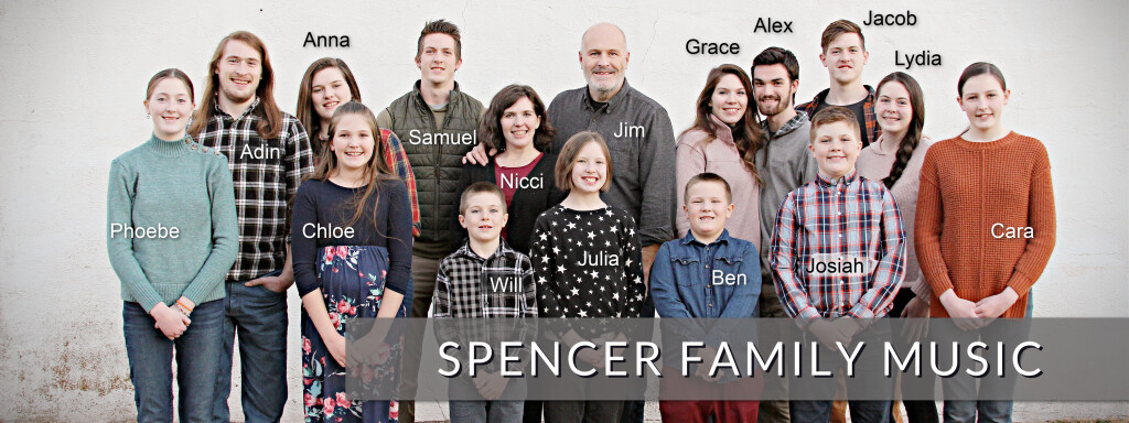 SPENCER FAMILY MUSIC 2022 with names